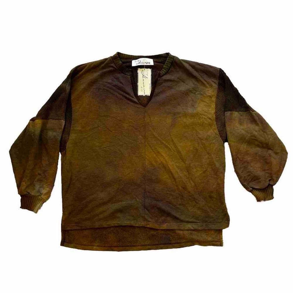 Vintage Havana Tie Dye Mesh Terry Sweatshirt Size Medium